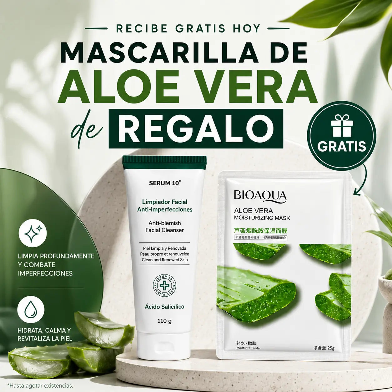 COMBATE GRANOS, ESPINILLAS Y MANCHAS POST-ACNÉ