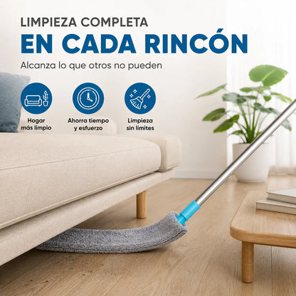 Limpiador Delgado con Cabezal Flexible y Lavable 2x1