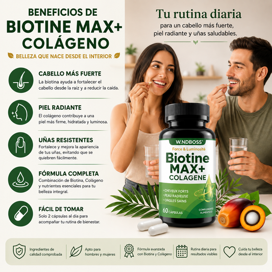 Biotina Max Colageno